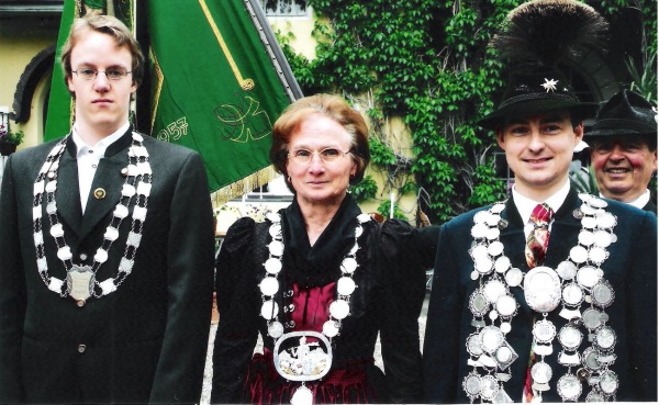 Foto der Könige 2008, Christian Döscher, Helga Straßer, Richard Dietzsch