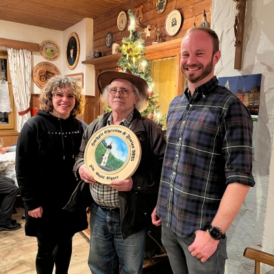 Foto Gustl Eigner Gewinner Hochzeitscheibe Conrad Christina und Florian