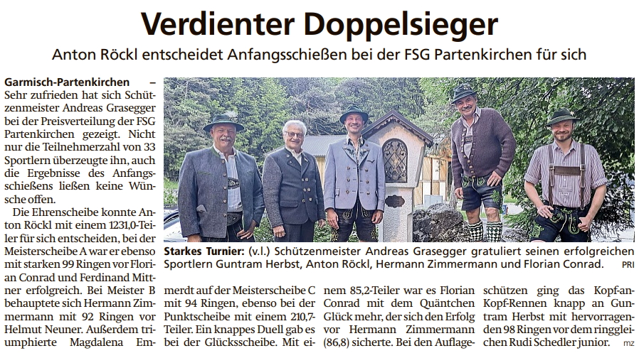 Garmisch-Partenkirchner Tagblatt im 10. Juli 2026